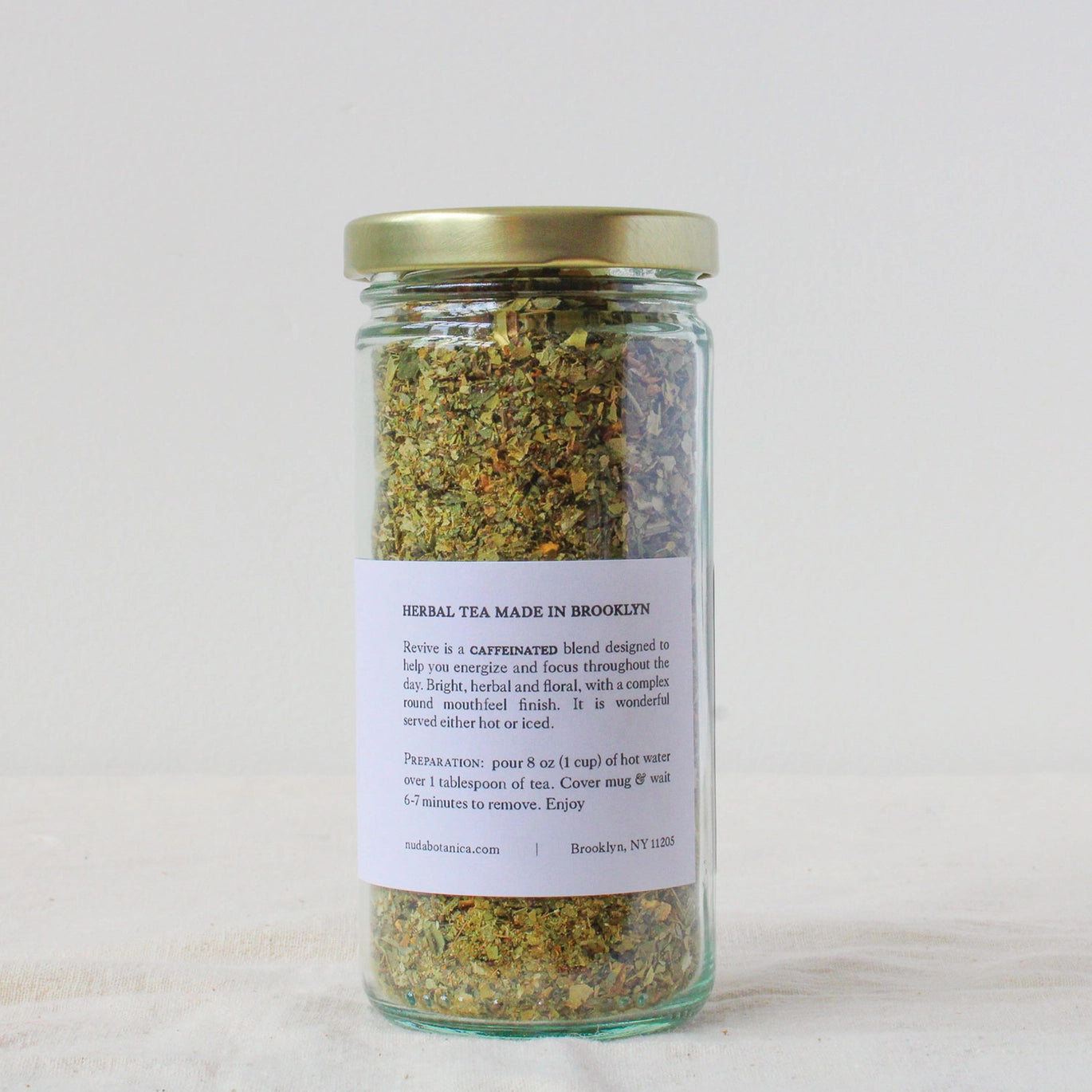 The Revive Organic Herbal Loose Leaf Tea by Nuda Botanica