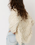 The Riah Pom Pom Sweater Cardigan