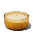 The Ripple Ribbed Glass Candle