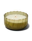 The Ripple Ribbed Glass Candle