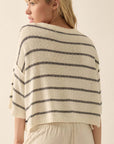 The Romy Striped Boatneck Top