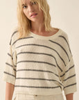 The Romy Striped Boatneck Top