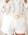 The Ronnie Pleated Cuffed Shorts