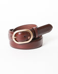 The Rosegold Oval Buckle Belt