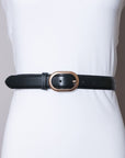 The Rosegold Oval Buckle Belt