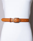 The Rosegold Oval Buckle Belt
