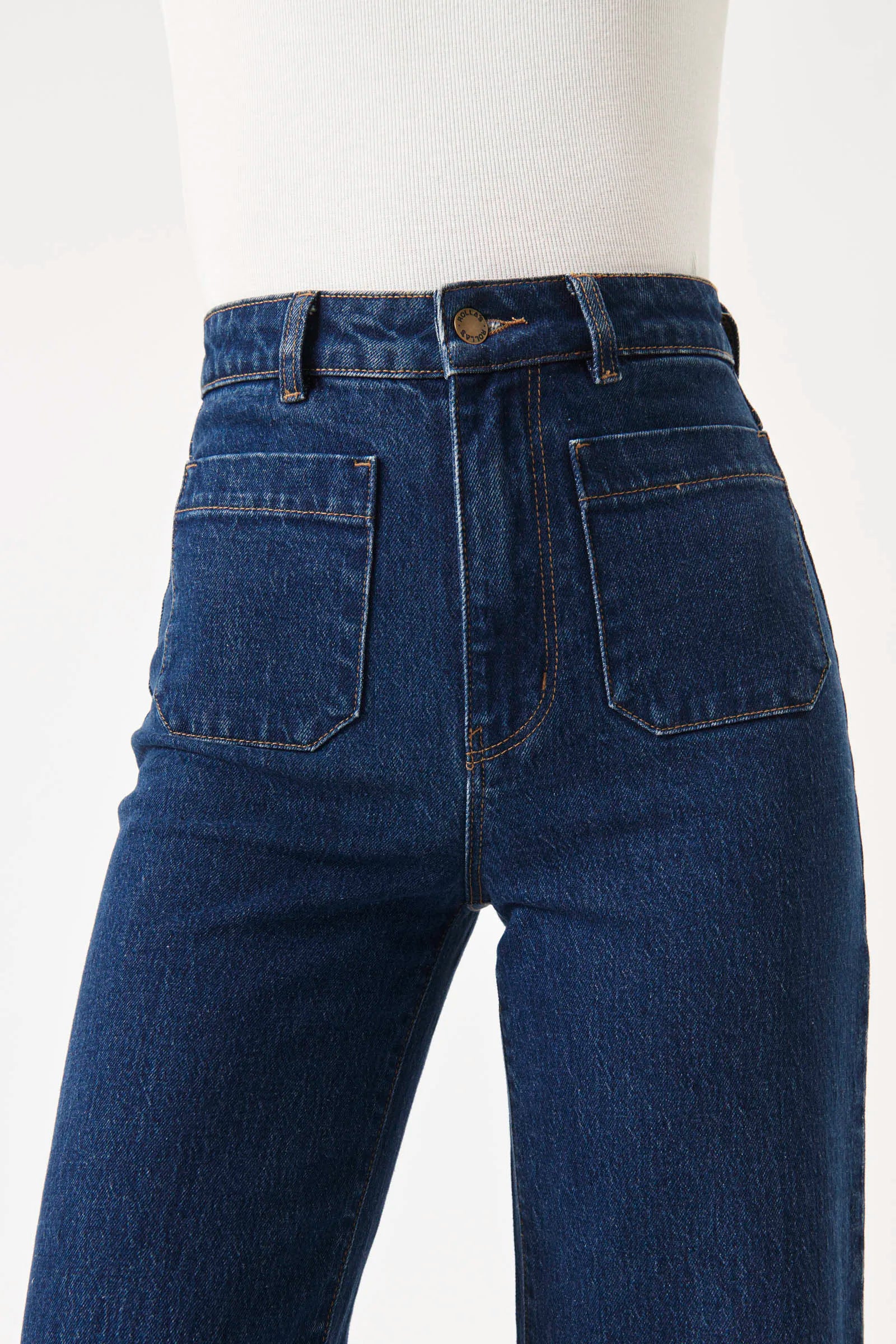 The Sailor Organic Dark Blue Jeans by Rolla&#39;s