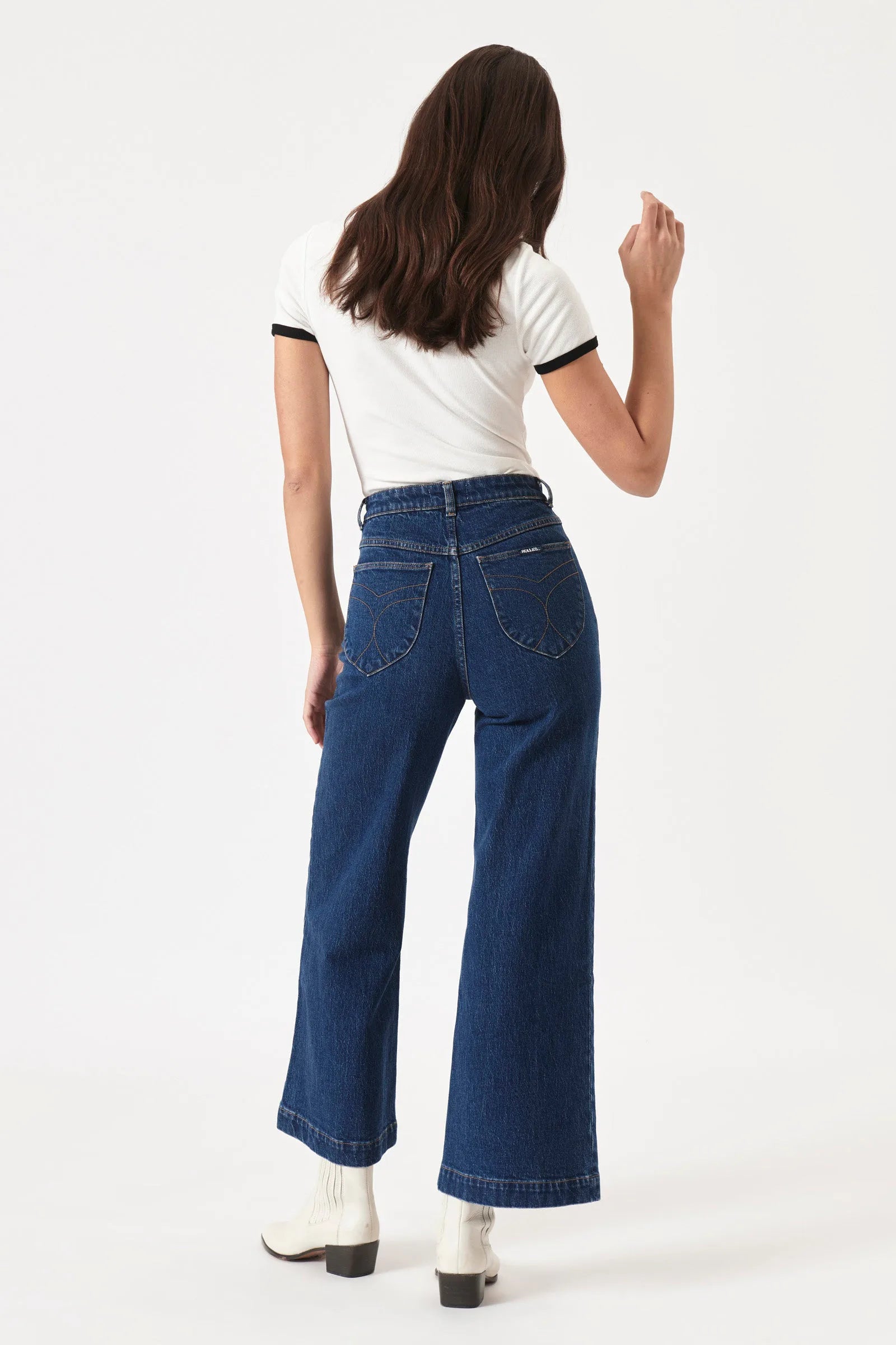 The Sailor Organic Dark Blue Jeans by Rolla&#39;s