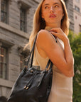 The Sally Vegan Leather Shoulder Bag