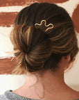 The Squigg Bun Pin by Rebekah J. Designs