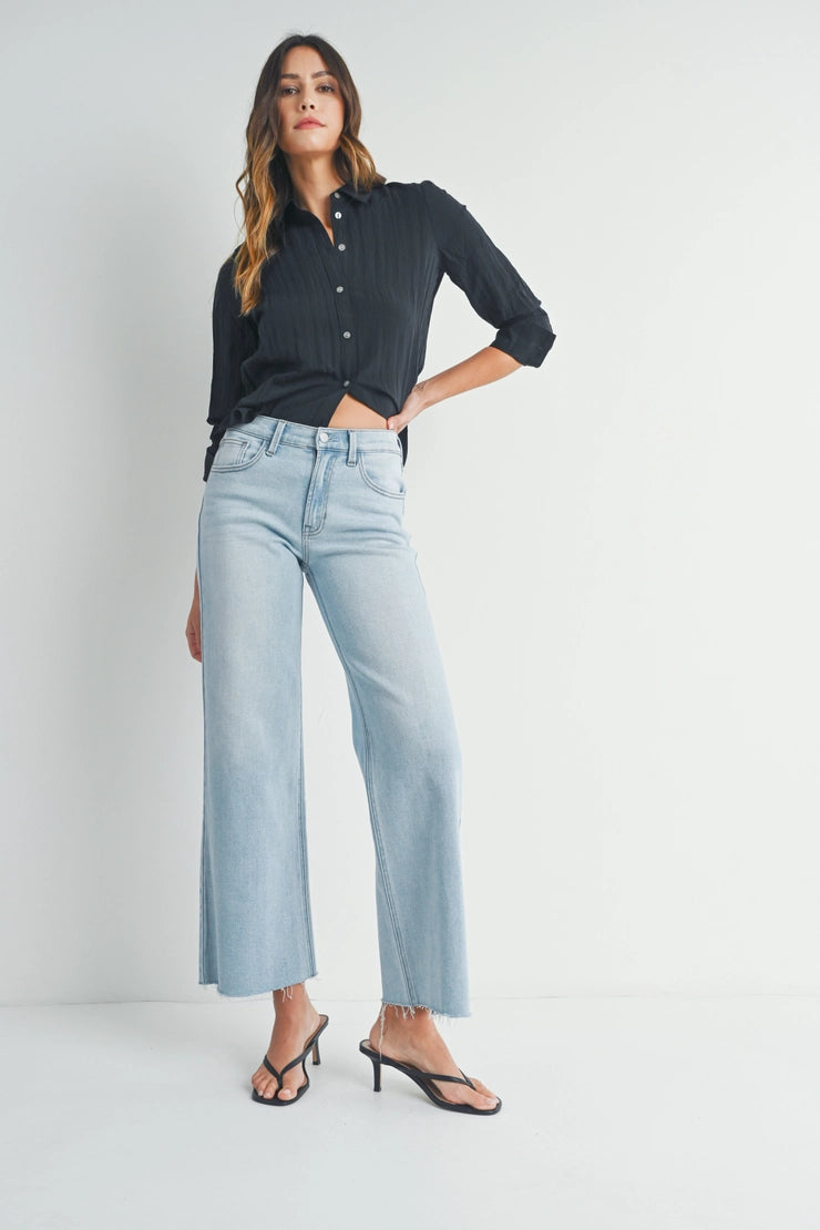 The Syd Long Wide Leg Jeans – Thread + Seed