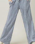 The Tasha Striped Drawstring Pants
