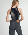The Ember Striped Halter Tank