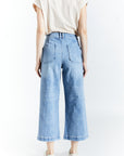 The Taylor Cropped Sailor Jeans by OAT NY