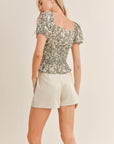 The Sweet Escape Smocked Top