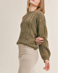 The Vera Cable Knit Sweater