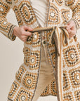 The Bliss 70's Crochet Cardigan