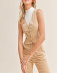 The Linisa Corduroy Vest + Pants Set - Sold Separately
