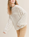 The Maison Open Knit Sweater
