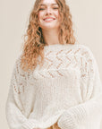 The Maison Open Knit Sweater