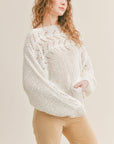The Maison Open Knit Sweater