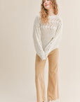 The Maison Open Knit Sweater
