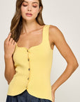 The Valora Sweetheart Buttoned Top