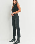 The Vicki High Rise Straight Jeans