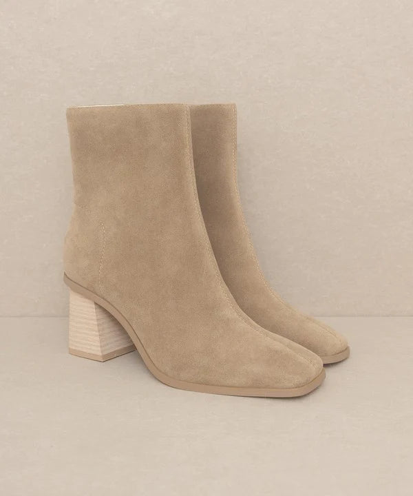 The Vera Square Toe Ankle Boots