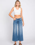 The Winona Denim Wide Leg Crop Jeans
