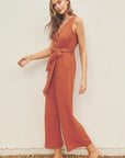 The Amara Belted Jumpsuit