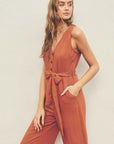 The Amara Belted Jumpsuit