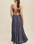 The Zuri Smocked Bodice Maxi Dress