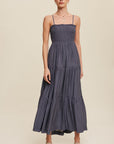 The Zuri Smocked Bodice Maxi Dress