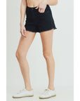 The Weekend Black Jean Shorts by Just Black Denim