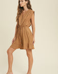 The Cara Ruffle Hem Mini Dress