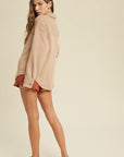 The Everly Ribbed Button-Up Shacket