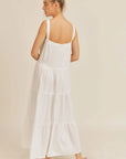 The Most Times Button Front Midi Dress
