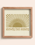 Slowly but Surely 12" X 12" Print by Cai & Jo
