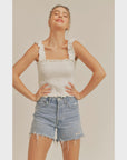 The Midnight Swim Smocked Tank