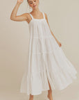 The Most Times Button Front Midi Dress