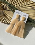The Kendra Translucent Earrings by Earth + Clay Collective