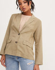 The Olive Aldi Button-Up Blazer