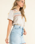 The Arlo Short Sleeve Knit Top