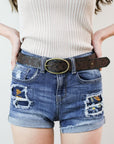 The Floral Stitch Belt
