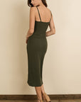 The Maya Ribbed Knit Midi Dress