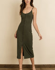 The Maya Ribbed Knit Midi Dress