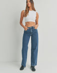 The Cora Longer Length Wide Leg Jeans
