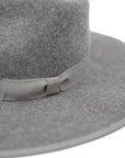 The Barry Felt Flat Brim Fedora