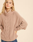 The Karmen Turtleneck Chenille Sweater